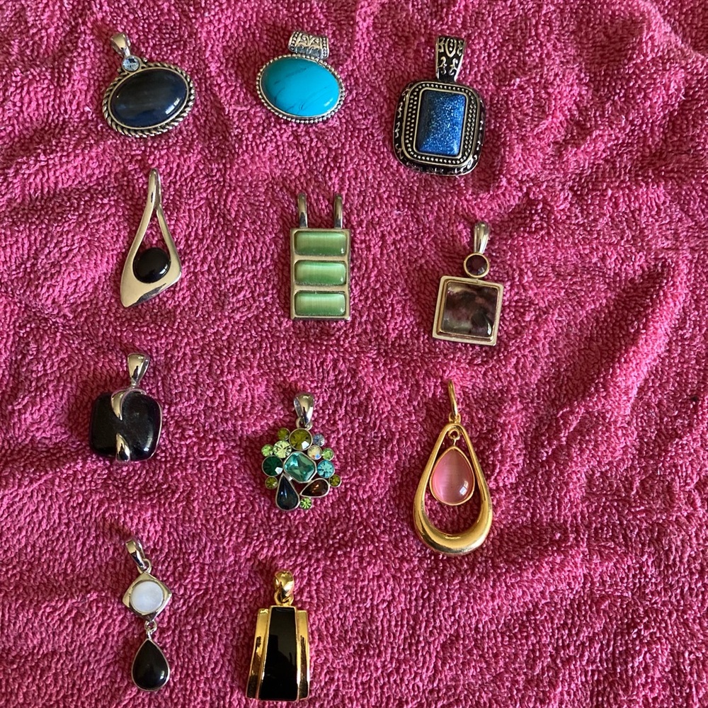 Elegant Gemstone Pendant Collection